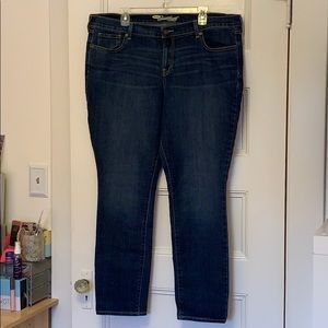 Old Navy the Sweetheart jeans size 18 straight leg